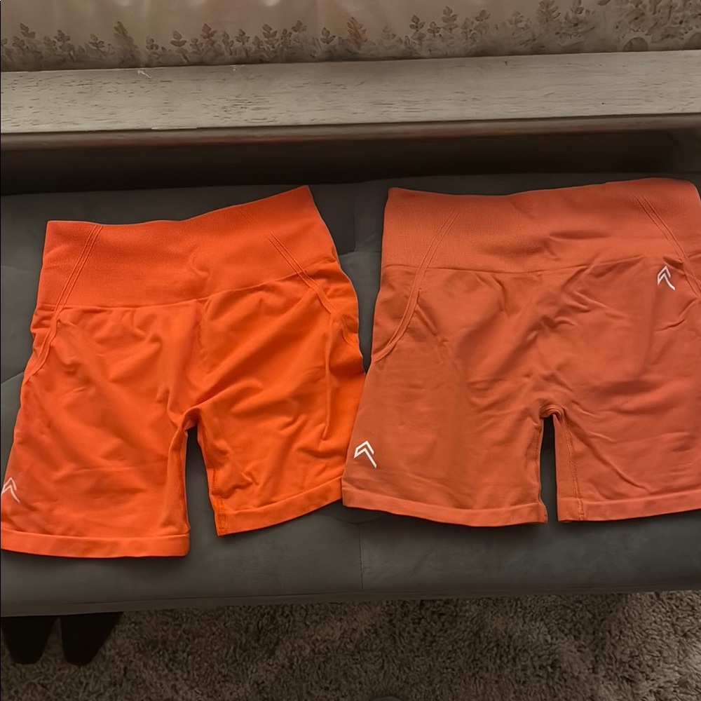 BRAND NEW (Without Tags) Orange Effortless Seamless Shorts